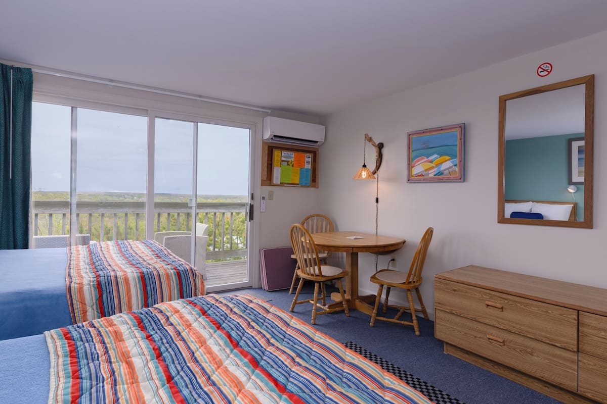 Kitchenette  / Private Balcony Room  2 Queen Beds | Premium bedding, pillowtop beds, blackout drapes
