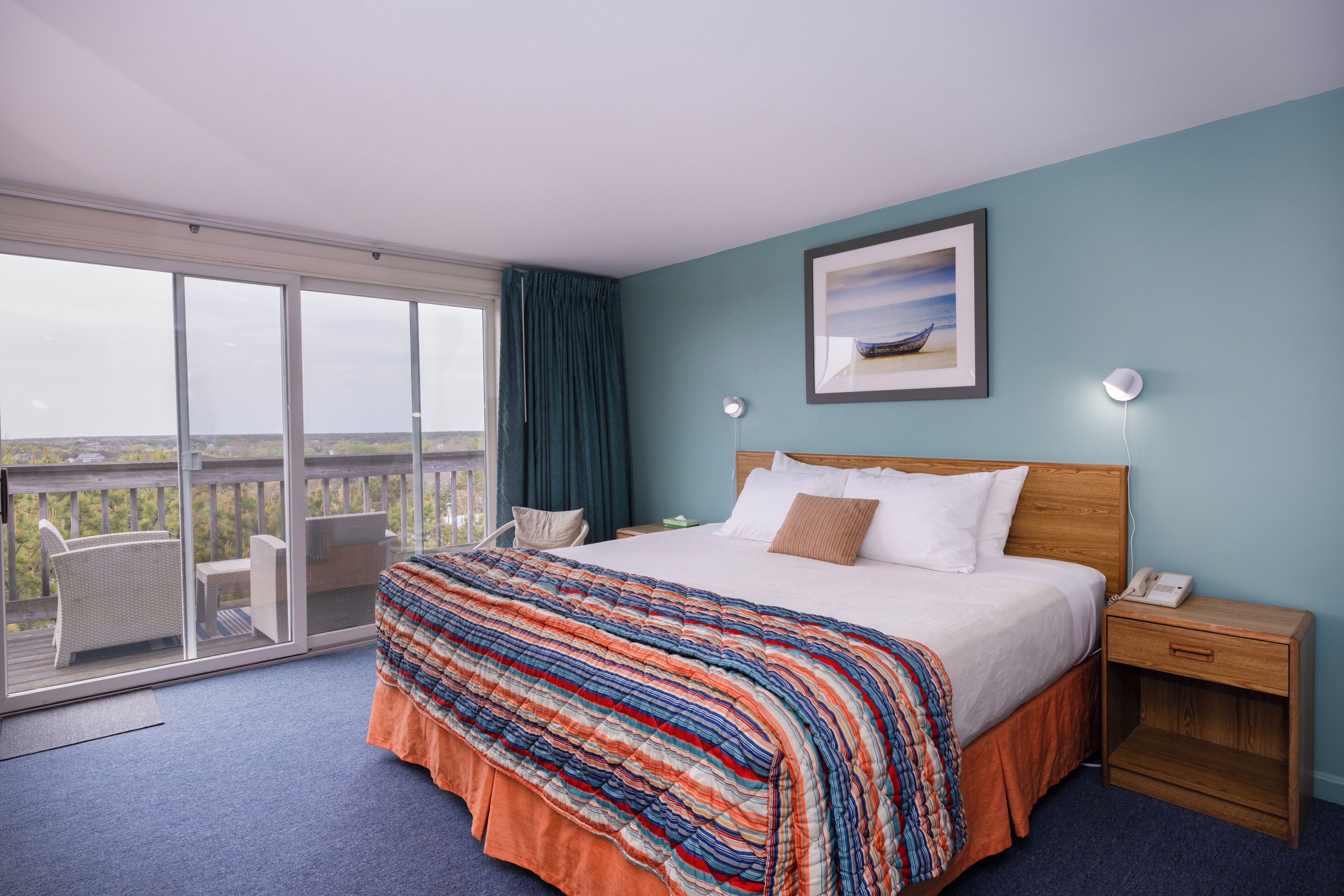 Kitchenette  / Private Balcony Room 1 King Bed | View from room