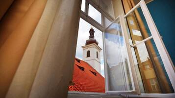 Blick von der Unterkunft