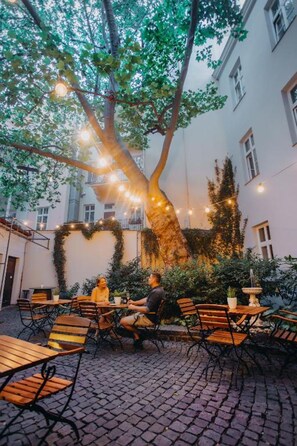 Outdoor dining - Hotel Adler (Prague)