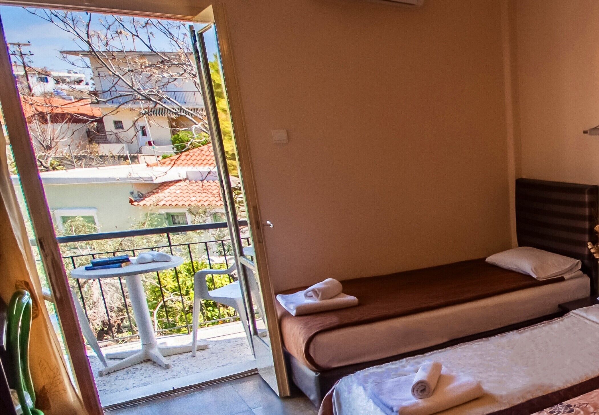 double room, garden view | view from room