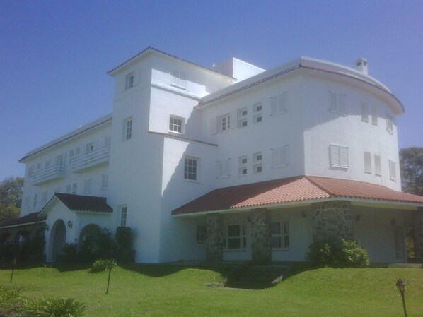 Overnatningsstedets facade