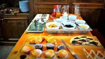 Gratis frukostbuffé varje dag