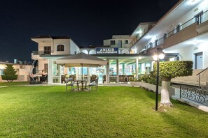 Façana frontal de l'allotjament