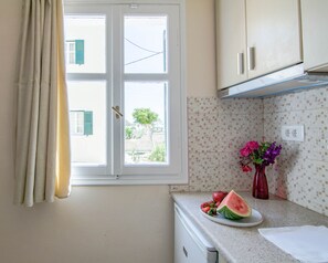 公寓, 1 間臥室 | 私人廚房 | 爐台、咖啡機/沖茶器、烤麵包機