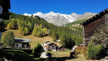 Appartement Deluxe, 3 chambres, vue montagne, côté montagne (120 CHF Cleaning Fee) | Vue sur les montagnes