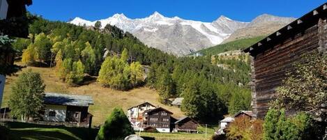 Appartement Deluxe, 3 chambres, vue montagne, côté montagne (120 CHF Cleaning Fee) | Vue sur les montagnes