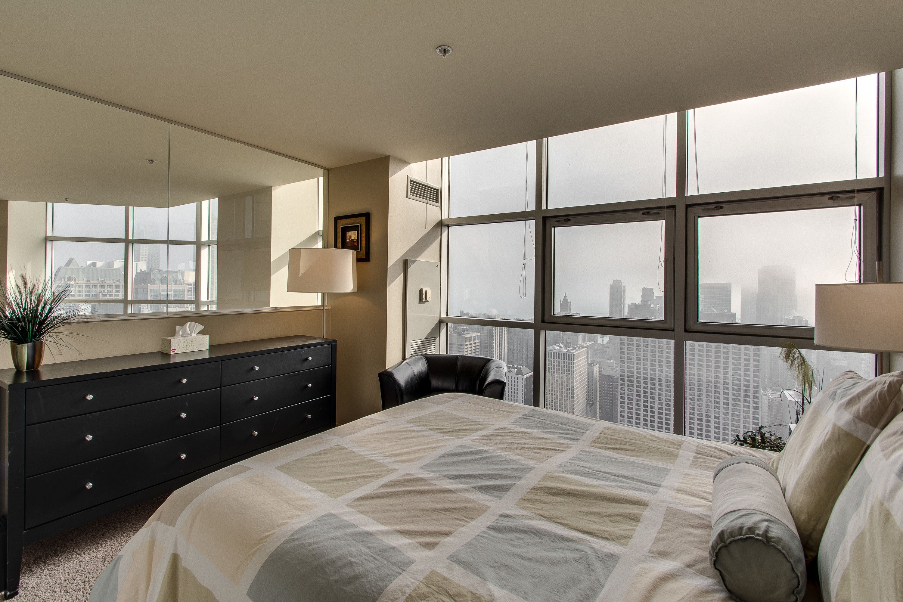 penthouse 1  | 1 bedroom, premium bedding, desk, iron/ironing board