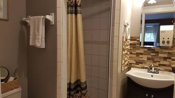 Business Room | Bathroom | Combined shower/tub, free toiletries, hair dryer, slippers