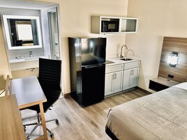 Microwave, coffee grinder