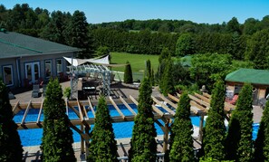 Indendørs pool, udendørs pool