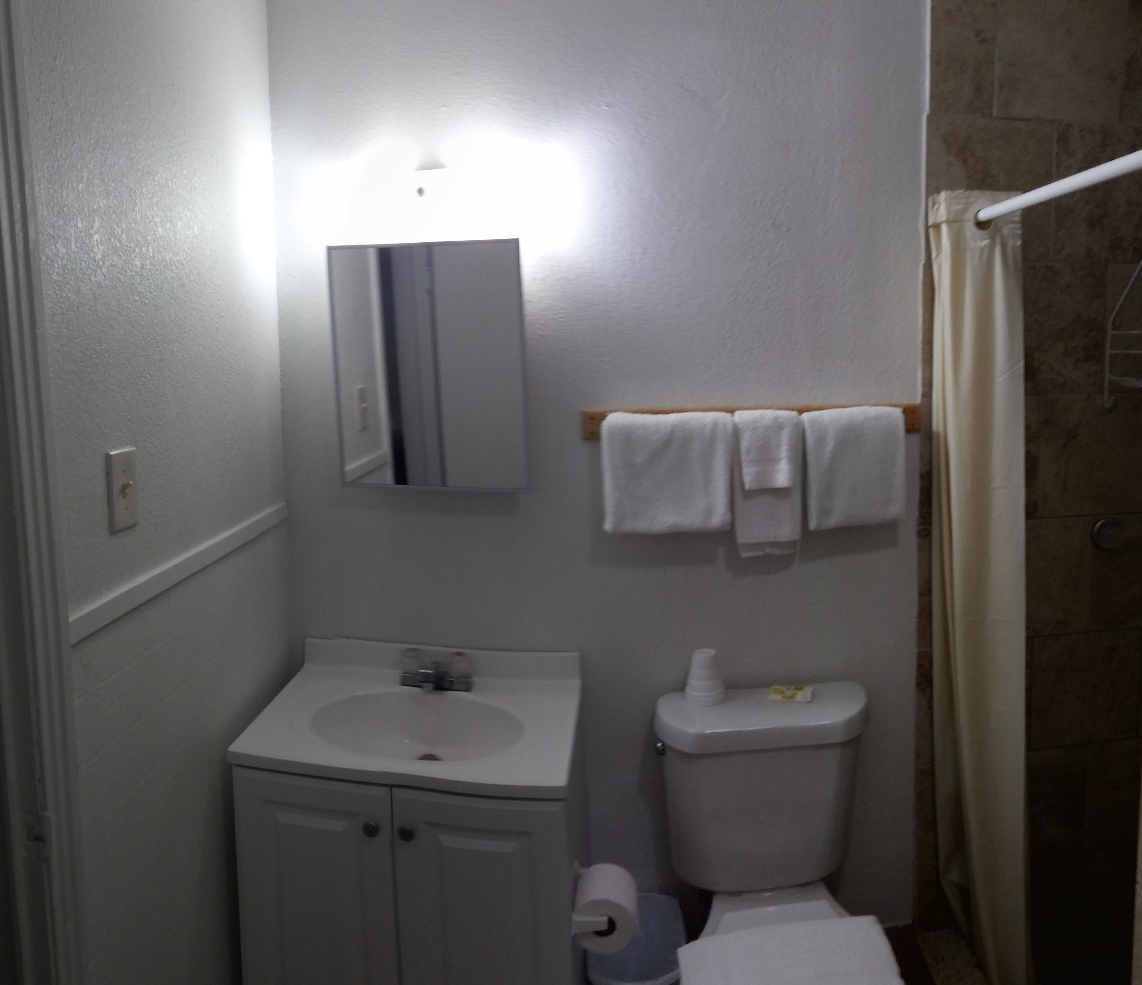 ห้องอีโคโนมี, เตียงควีนไซส์ 1 เตียง | ห้องน้ำ | ฝักบัว, ของใช้ในห้องน้ำฟรี, ไดร์เป่าผม (มีให้บริการตามคำขอ), ผ้าเช็ดตัว