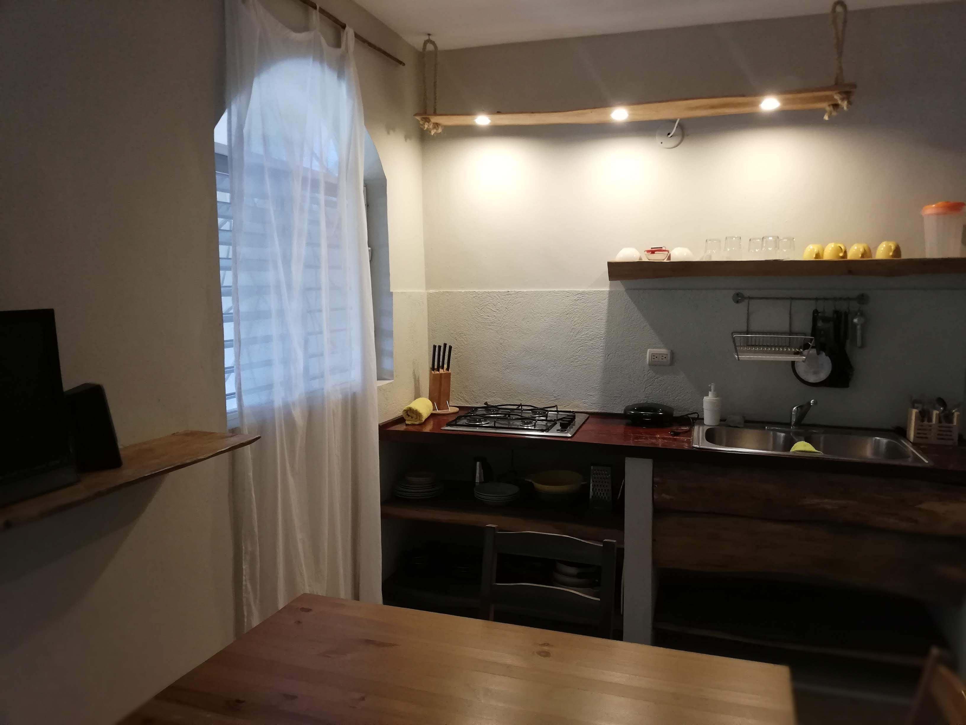 one bedroom apartment with kitchen | private kitchen | coffee/tea maker, eco-friendly cleaning products