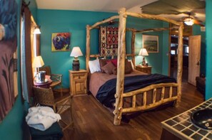 Basic-Zimmer, eigenes Bad (Cowboy Room) | Individuell dekoriert, individuell eingerichtet, Bügeleisen/Bügelbrett