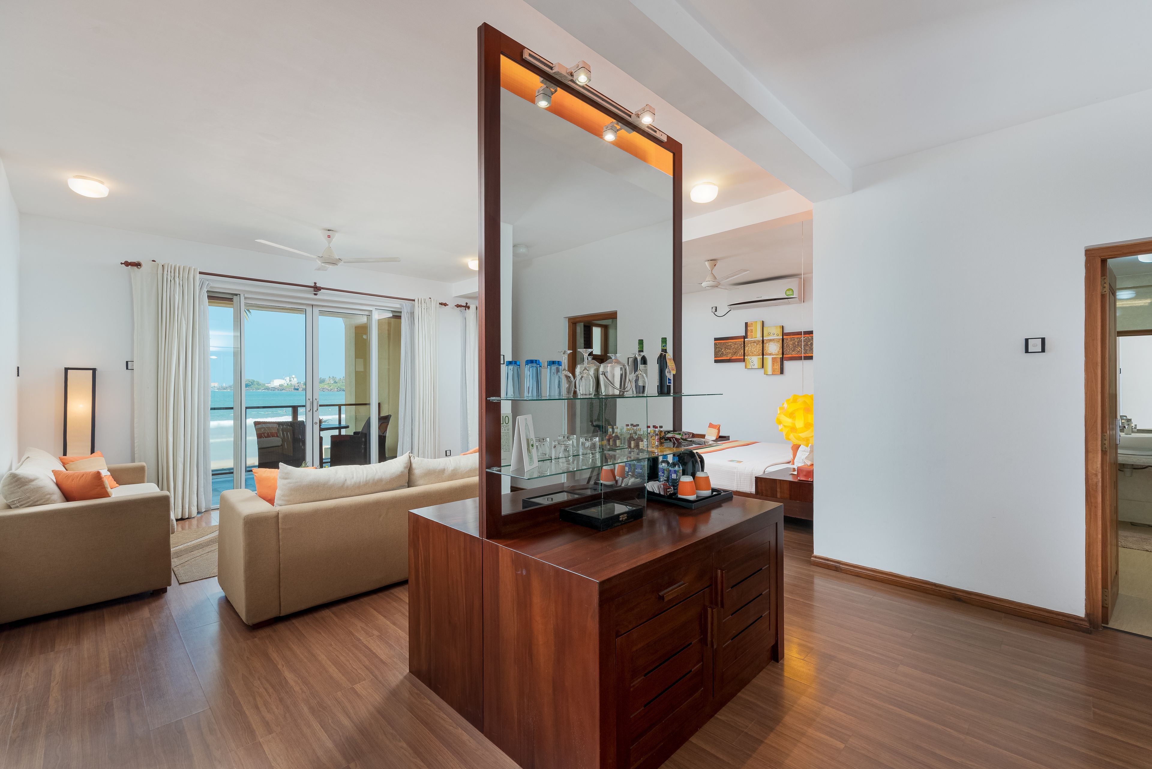 ocean suite with private jacuzzi and sea view | minibar, in-room safe, desk, soundproofing