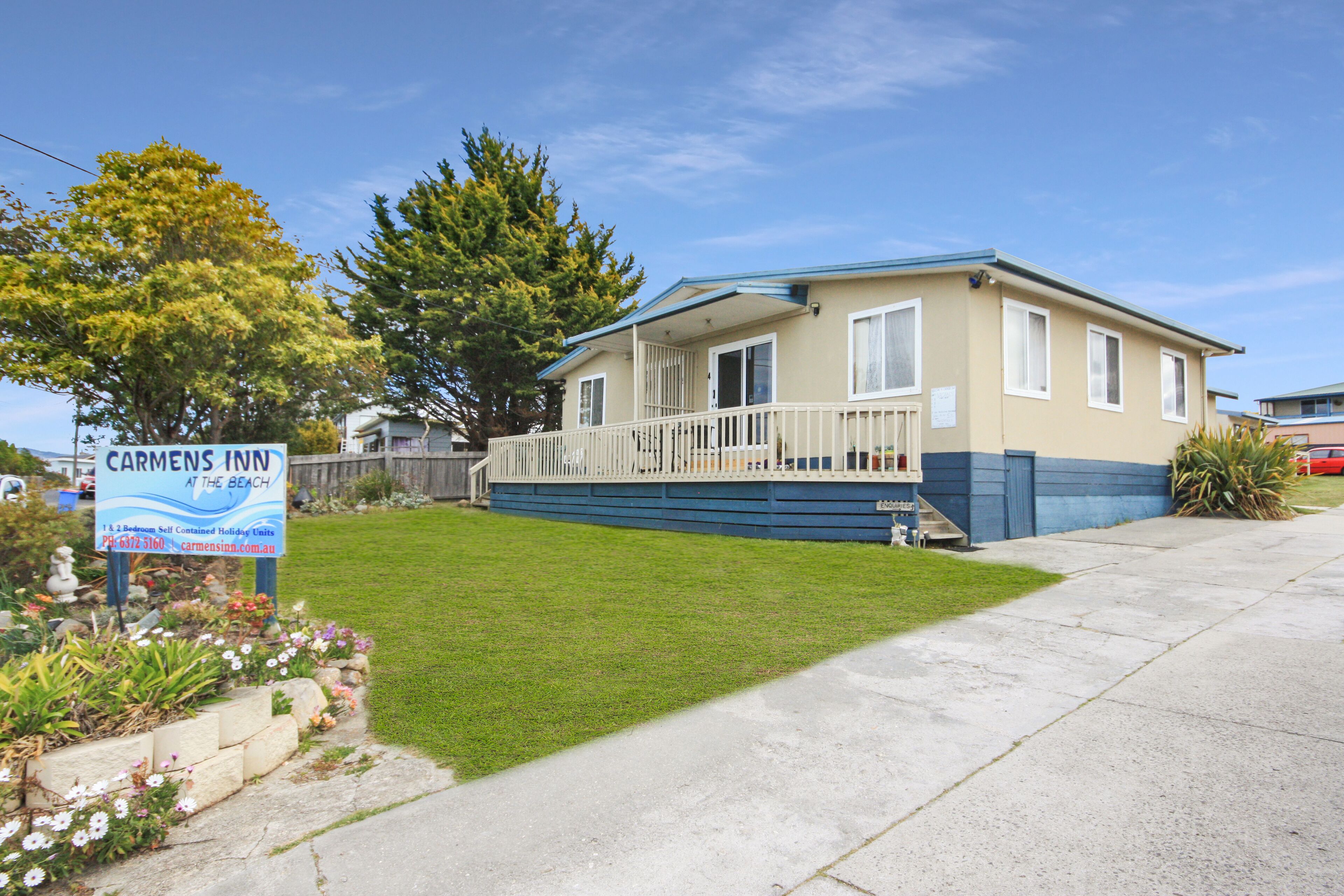 Fassade der Unterkunft