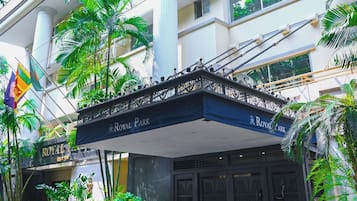 Fachada de la propiedad