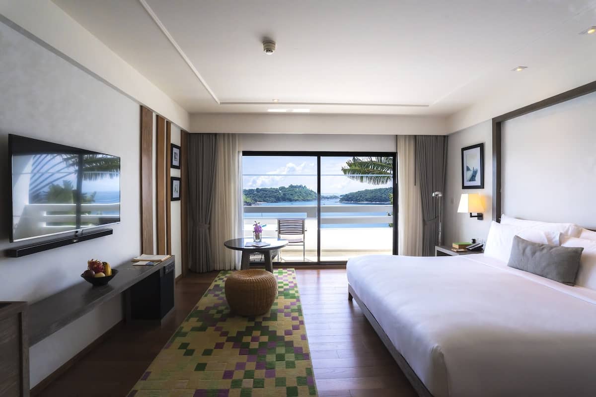 Habitación Deluxe, vista al océano | 1 habitación y ropa de cama de alta calidad