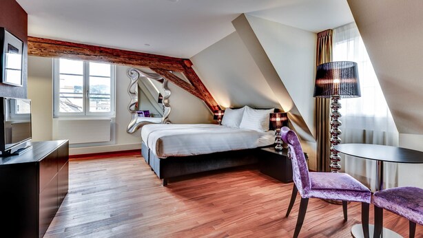 XJunior Suite, Non Smoking, Kitchenette  | Desk, blackout drapes, cribs (surcharge), rollaway beds (surcharge) - Aparthotel Adler (Lucerne)