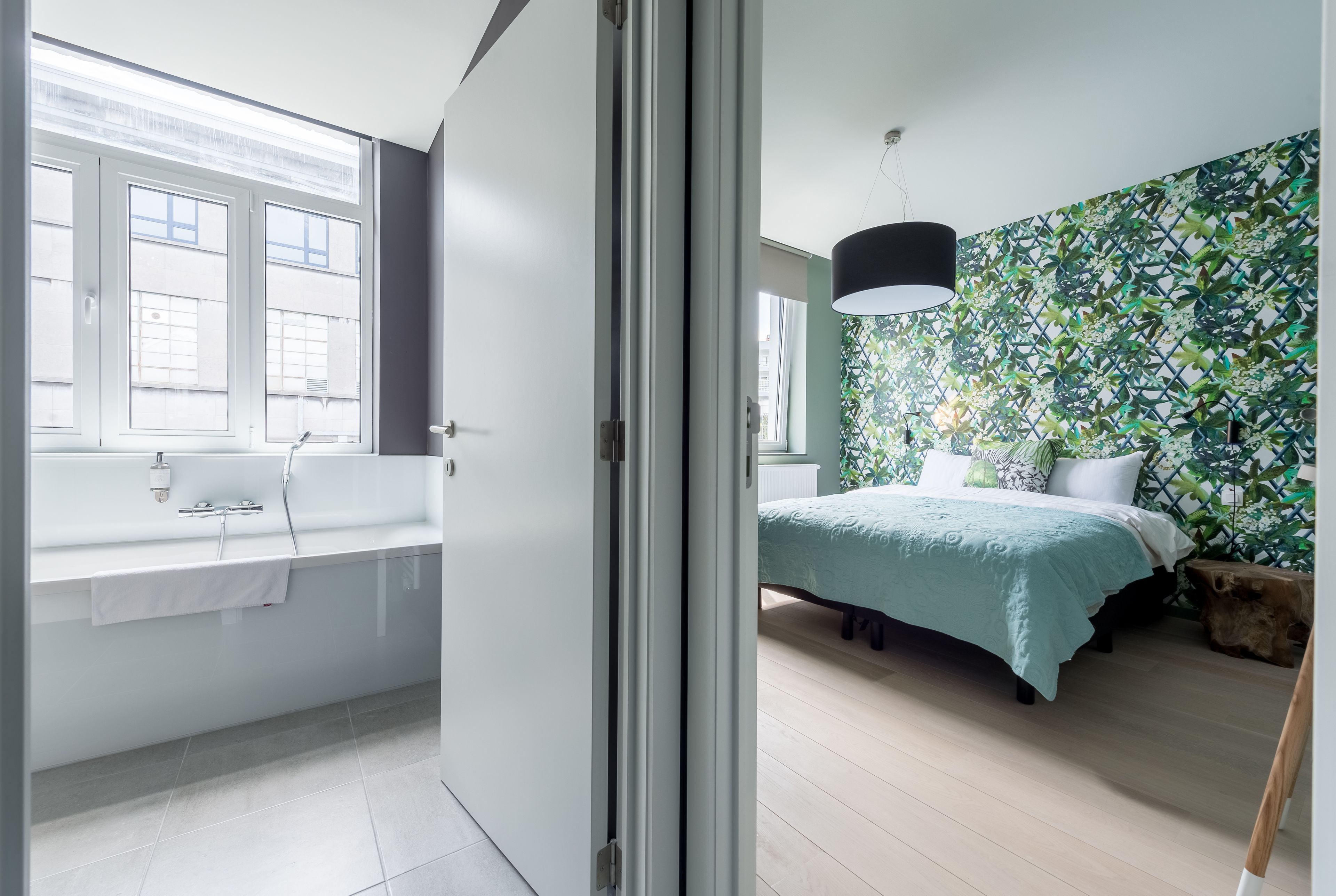 Apartment, 2 Bedrooms, Balcony | Peralatan tempat tidur premium, seterika/papan seterika, Wi-fi percuma 