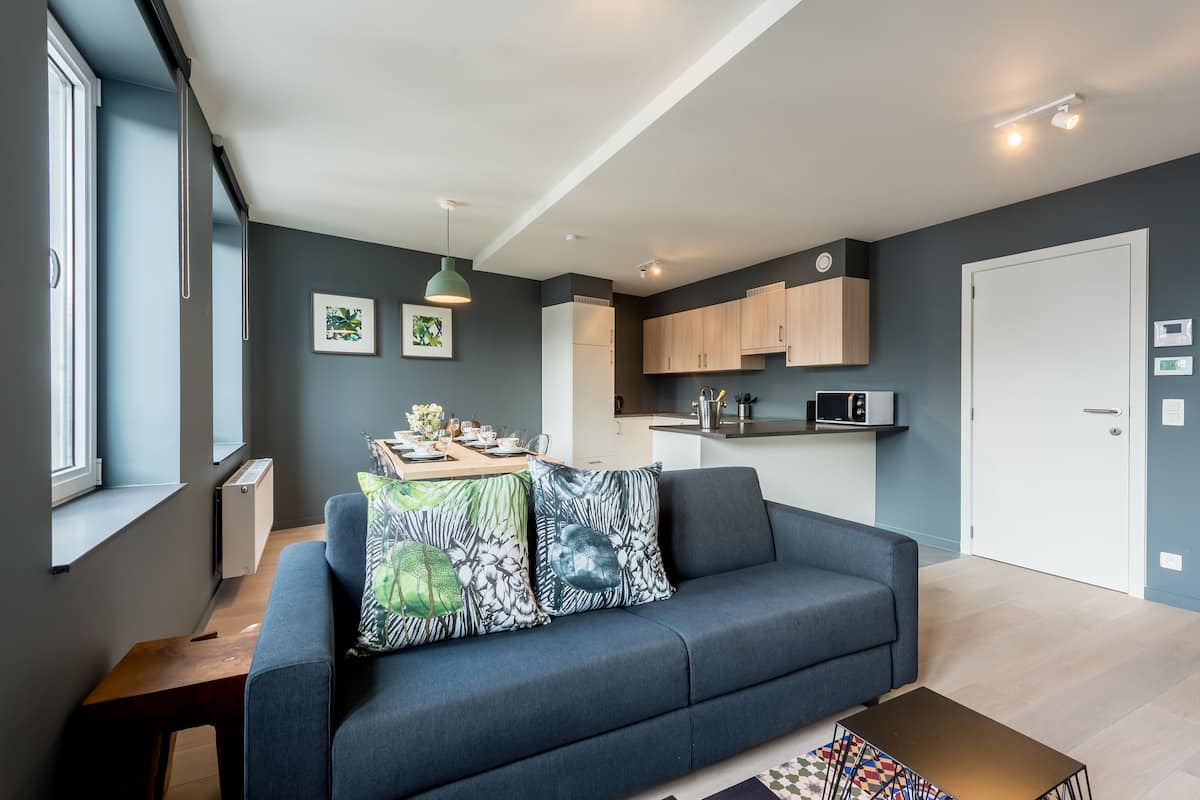 City Apartment, 1 Bedroom | Living area | Flat-screen TV