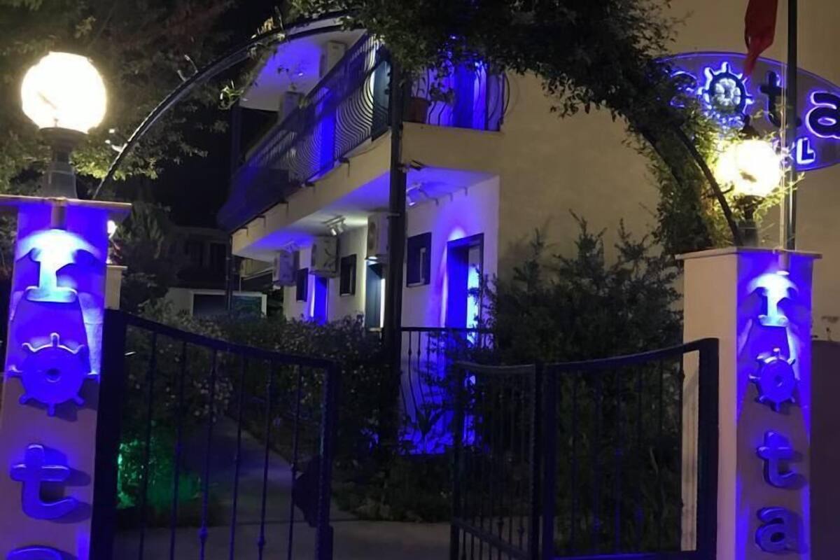 front of property – evening/night