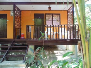 經濟雙人房, 1 張加大雙人床, 私人浴室, 花園 | 陽台