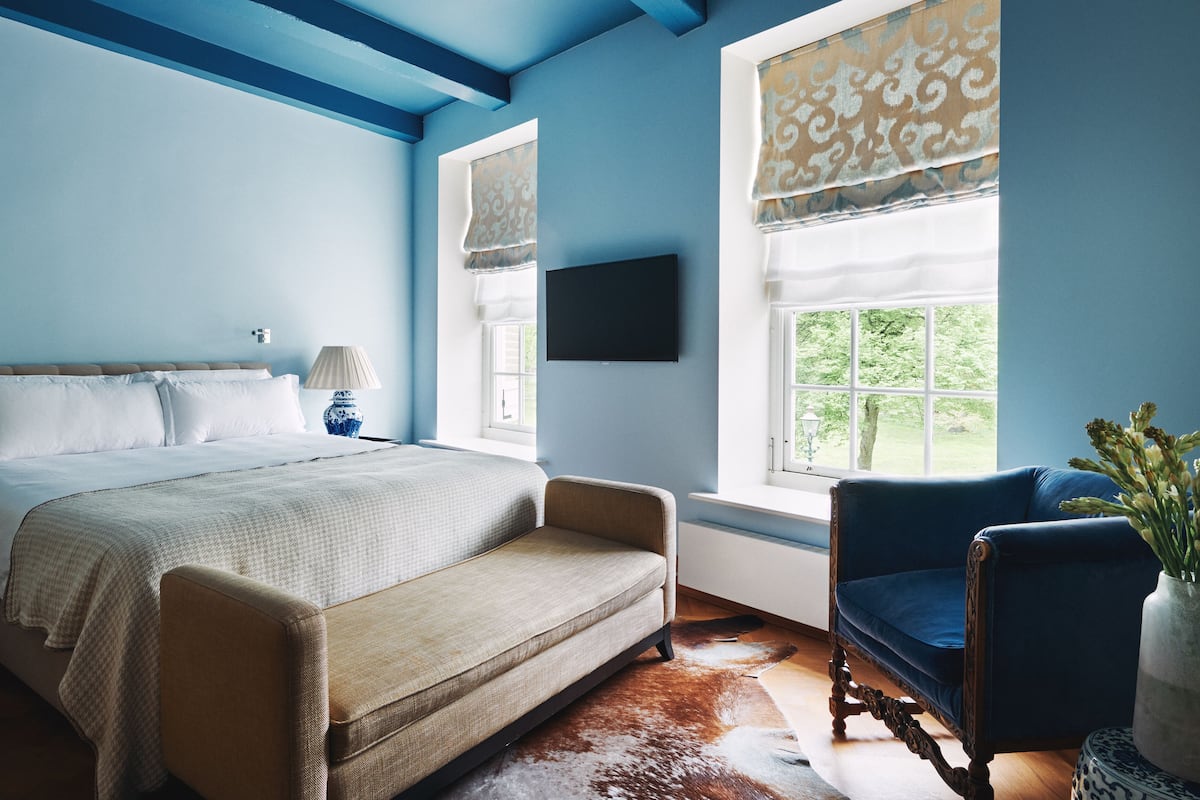deluxe double room, 1 king bed | 1 bedroom, hypo-allergenic bedding, down duvets, free minibar