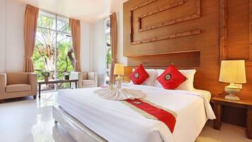 ห้องดีลักซ์ | 1 ห้องนอน, โต๊ะทำงาน, ผ้าม่านกันแสง, Wi-Fi ฟรี