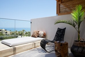 Vue sur la plage/l’océan