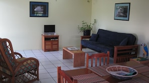 Apartment, 1 Bedroom | Living area | Flat-screen TV - Harmony Hall Resorts (Choppins)