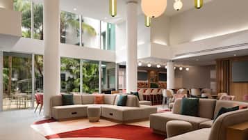 Sala de estar en el lobby