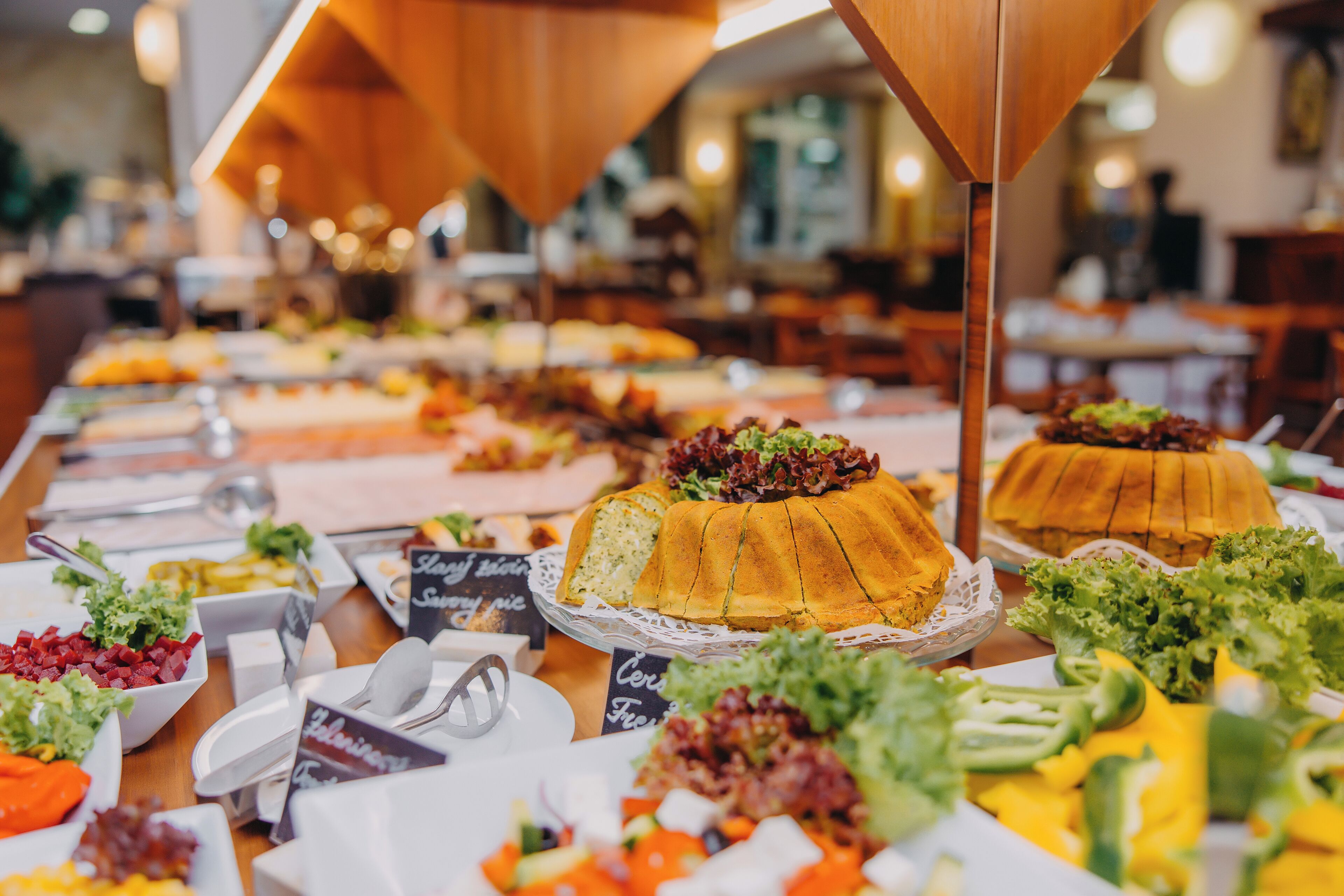 Daily buffet breakfast (EUR 16 per person)