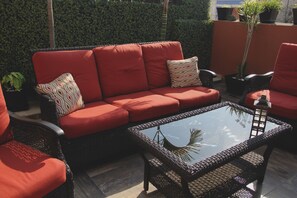 Terrace/patio - Villahernan Hotel (Puebla)