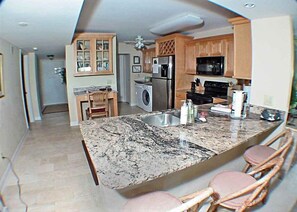 Condo, 3 Bedrooms | Private kitchen | Full-size fridge, microwave, stovetop, coffee/tea maker - Forest Beach by Seashore Vacations (Hilton Head Island)