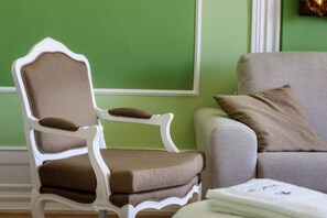 Suite Royale, balcon | Coin séjour