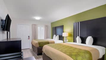 Premium bedding, desk, free WiFi