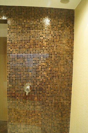 Shower, free toiletries, hair dryer, towels - Hotel Amala (Mexico City)