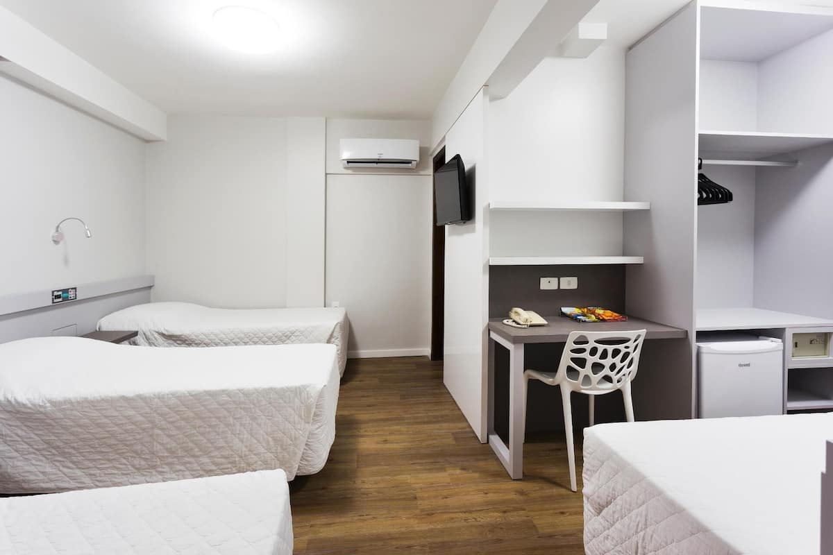 Minibar, in-room safe, desk, blackout curtains