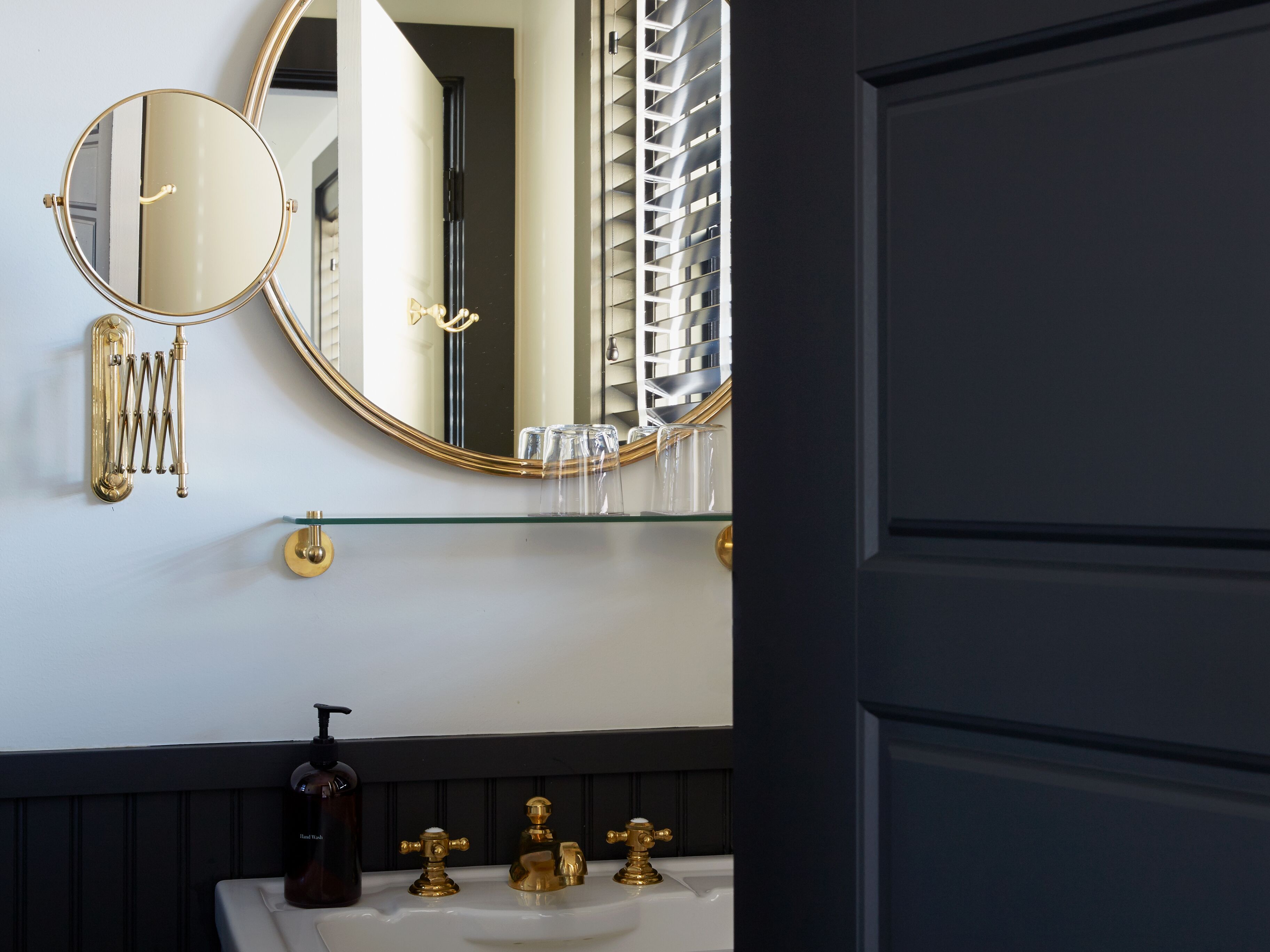 shower, designer toiletries, hair dryer, towels