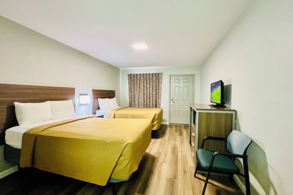 Standard Double Room, 2 Double Beds, Non Smoking | Desk, free WiFi, bed sheets
