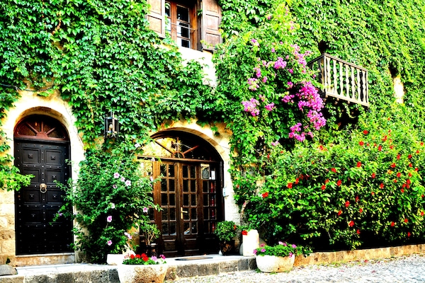 Entrada de la propiedad