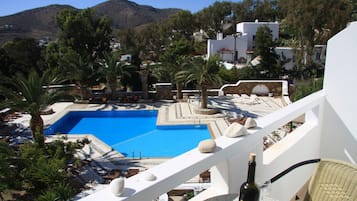 Habitación doble, vista al mar | Balcón
