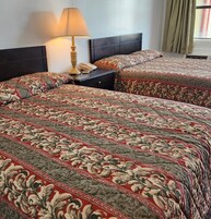 Basic Room, 2 Double Beds, Non Smoking, Refrigerator & Microwave | View from room