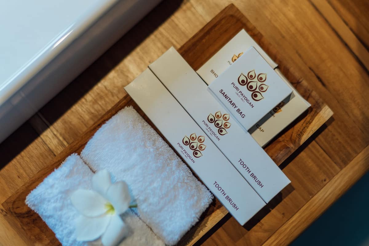 two bedroom private pool villa | bathroom | free toiletries, hair dryer, bathrobes, slippers