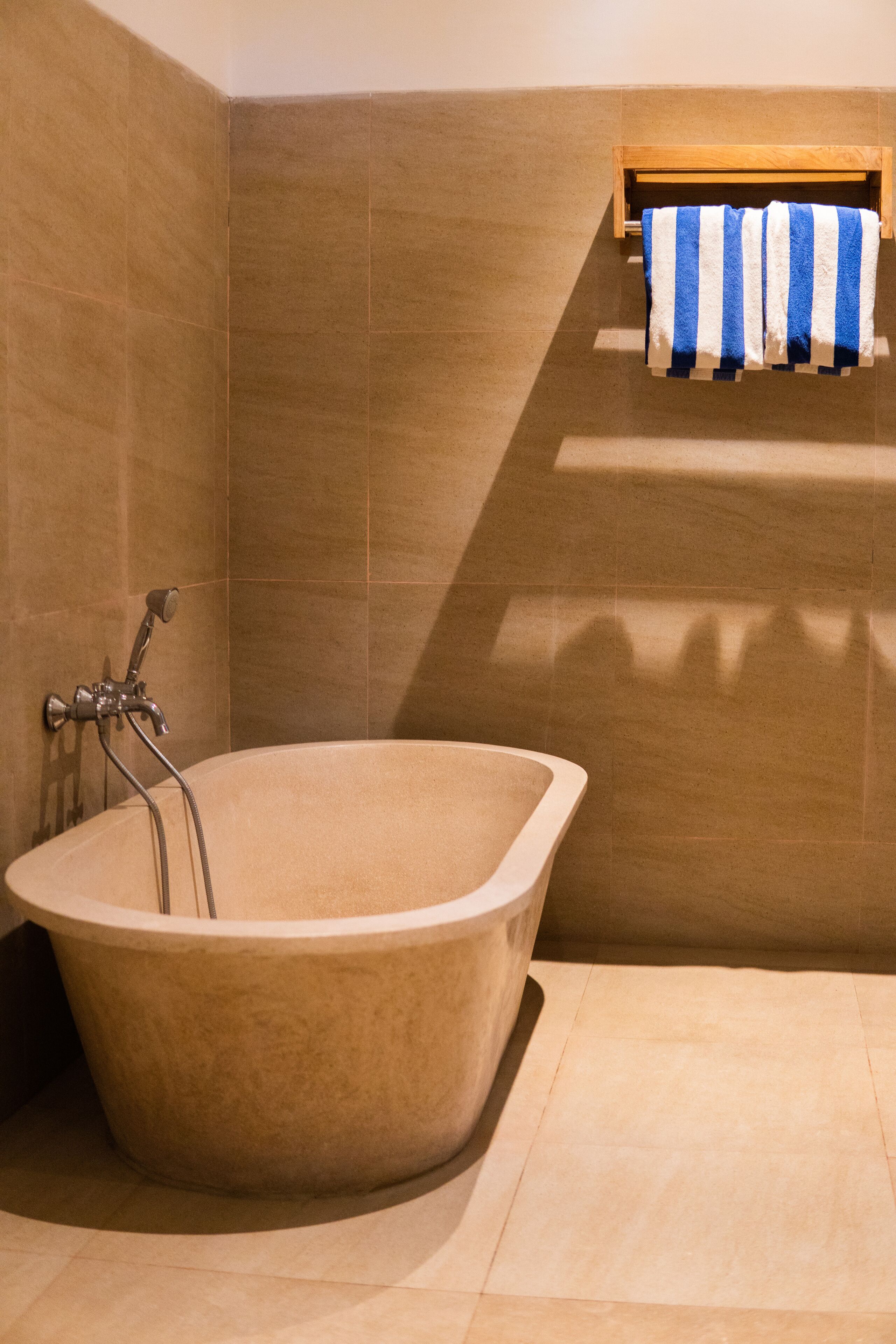 one bedroom private pool villa | bathroom | free toiletries, hair dryer, bathrobes, slippers