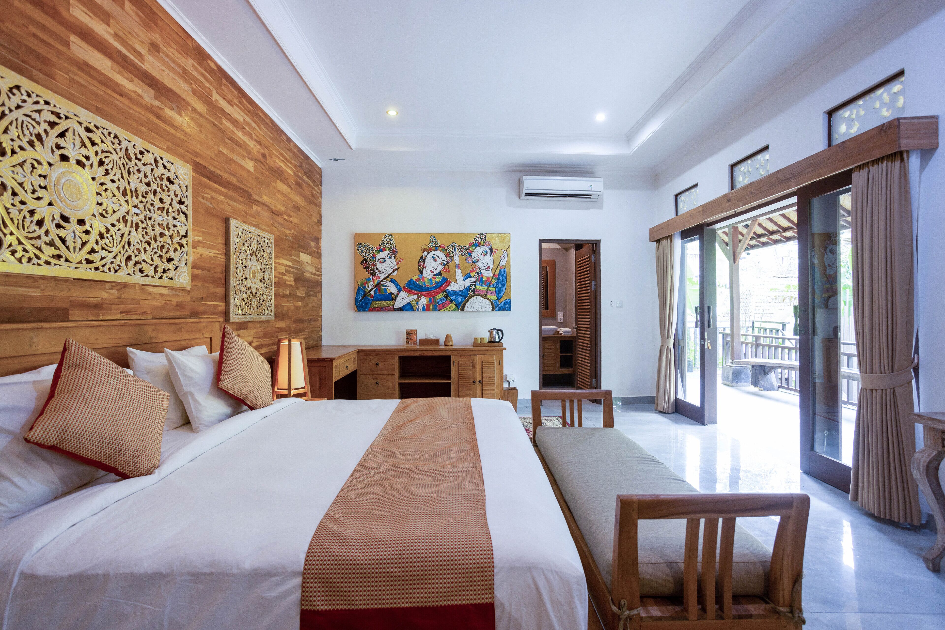 one bedroom private pool villa | premium bedding, in-room safe, desk, iron/ironing board