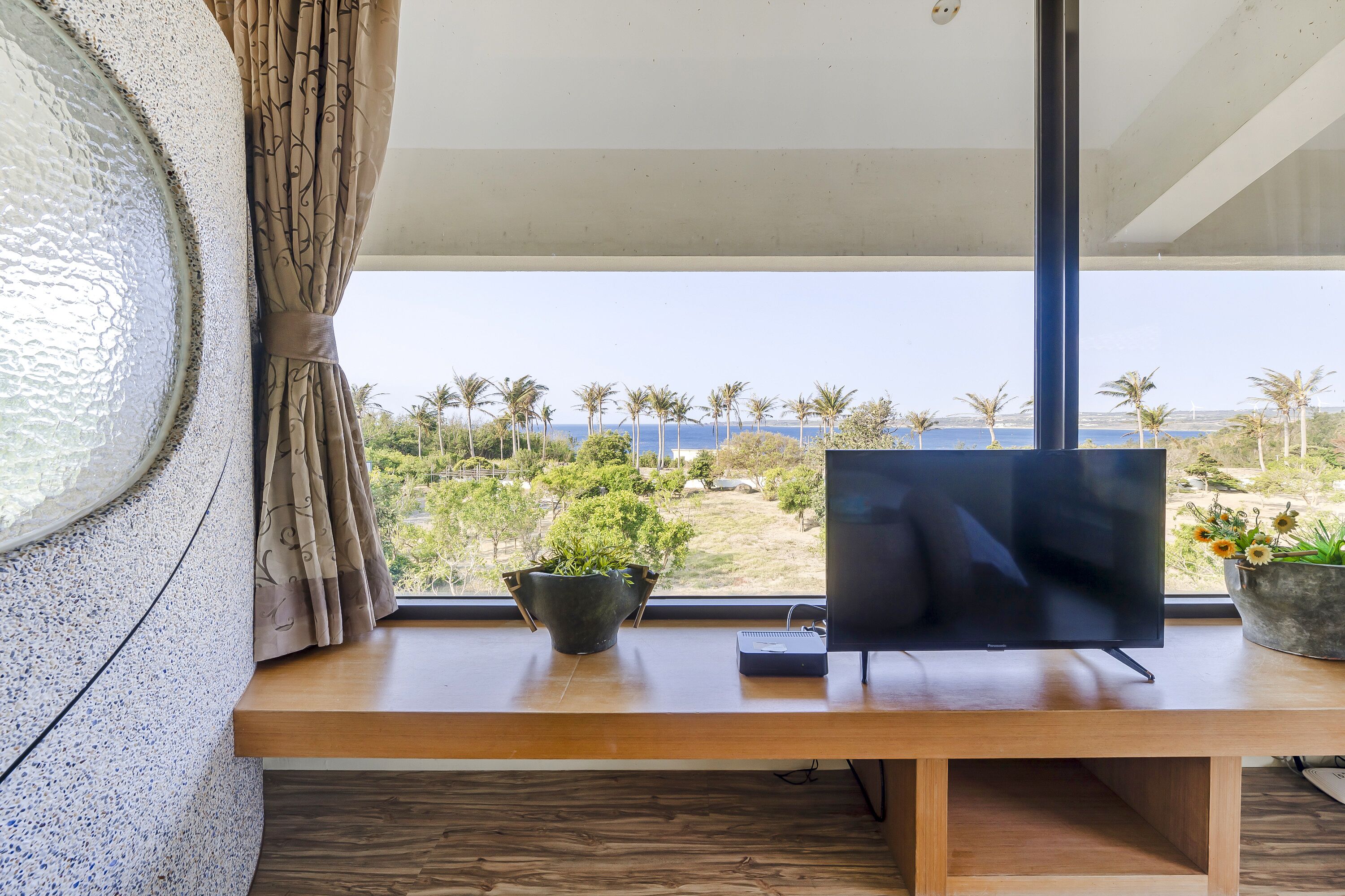 海景特大床房 | 書桌、遮光窗簾/窗簾、隔音、免費 Wi-Fi