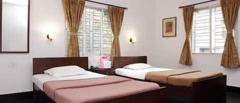 Ropa de cama de alta calidad, camas Tempur-Pedic y minibar