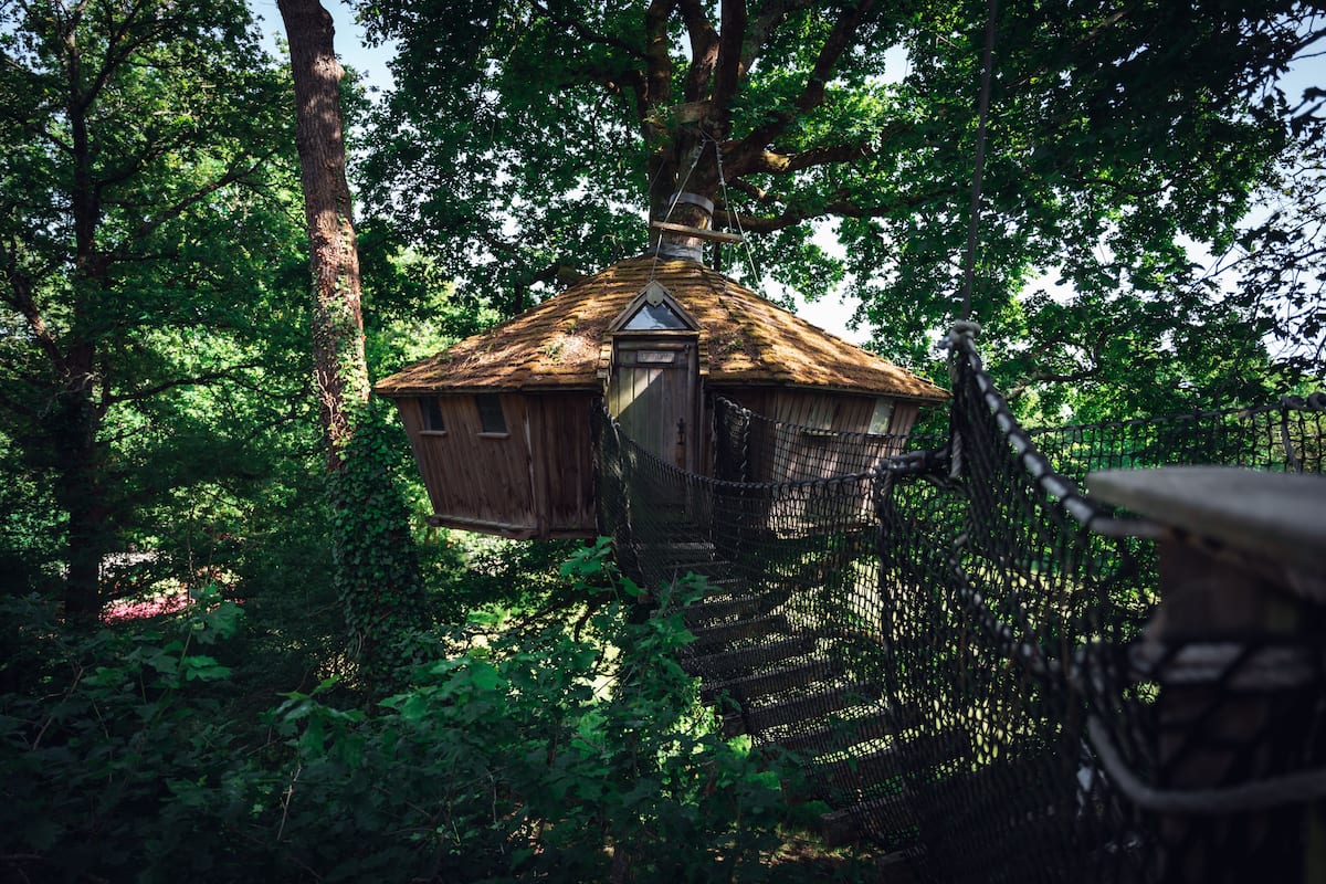 Tree House (5/6 metres) | Individually decorated, individually furnished, bed sheets